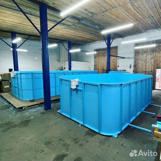 Бассейны, купели и емкости из пластика