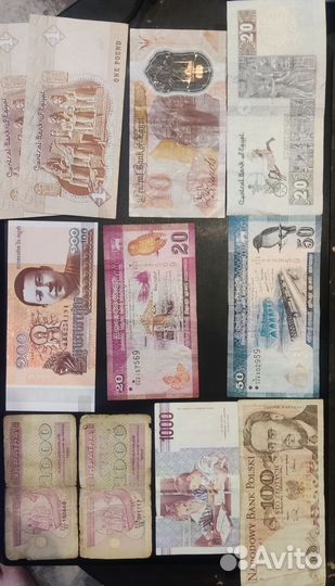 Боны банкноты СССР, снг, Европы,Азии