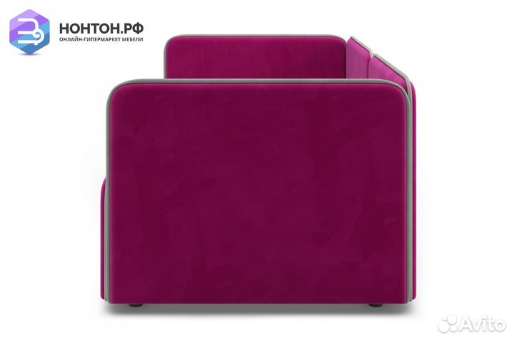 Кровать Лотос розовая / бежевая