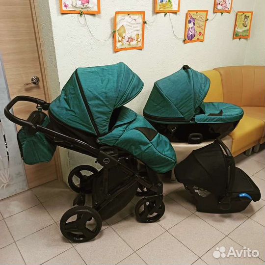 Премиум коляска Junama Diamond 3 в 1. Бриллиант