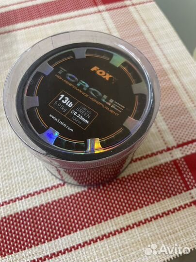 Леска Fox Torque Line 13lb 0.33mm 1000MT