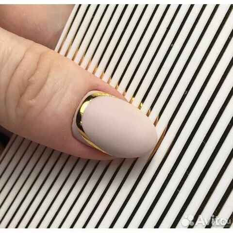 Дизайн для ногтей 3D полоски