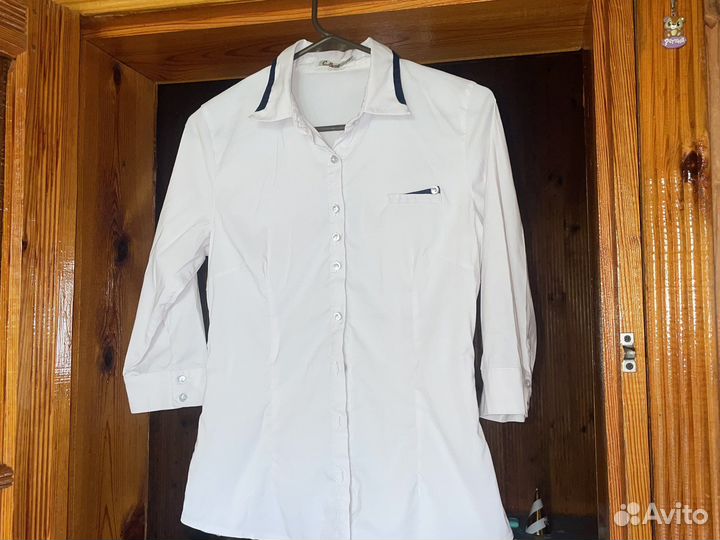 Рубашка для девочки в школу