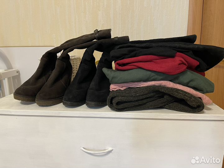 Женские вещи и обувь пакетом