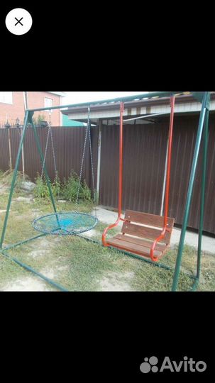 Детская качель уличная