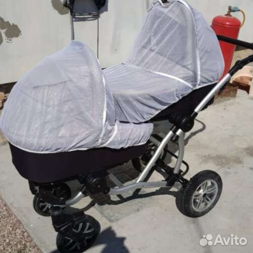 Коляска для двойни bebetto 42