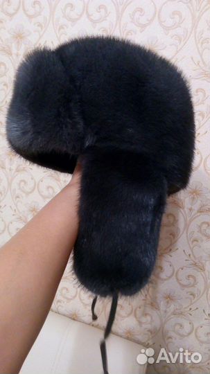 Шапка ушанка норка