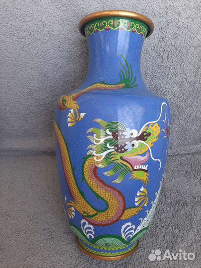 Ваза Клуазоне Старый Китай