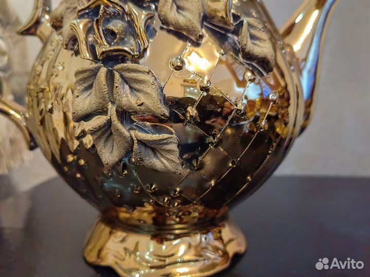 Чайный сервиз Золотая роза