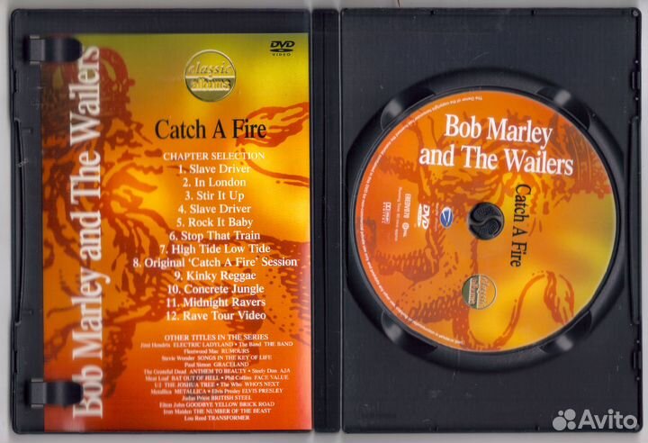 Bob Marley & The Wailers – Catch A Fire. DVD-video