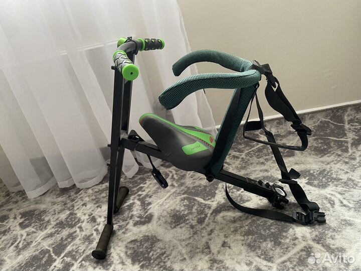 Детское велокресло на раму спереди