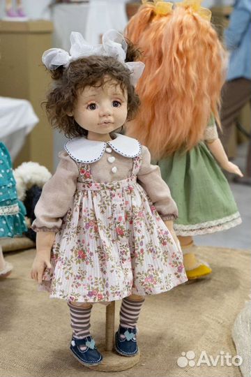 Текстильная интерьерная кукла