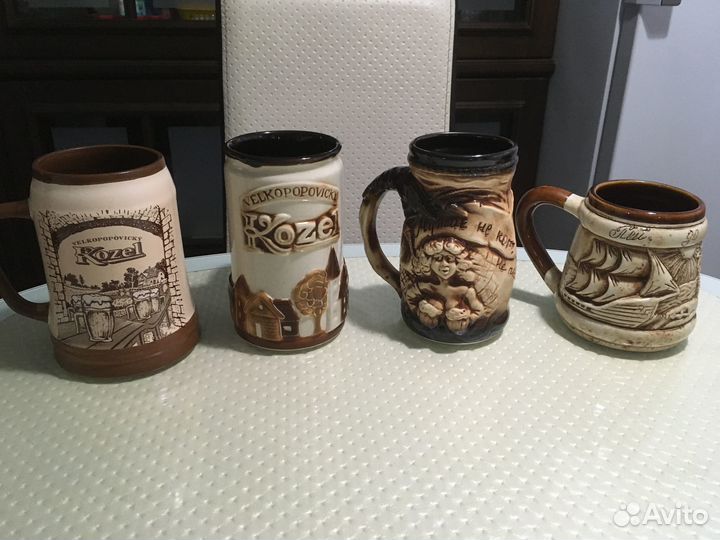 Небольшая коллекция пивных кружек, новые 3 шт