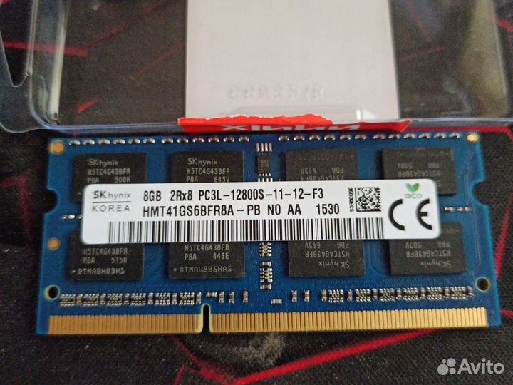 Оперативная память ddr3 для ноутбука 8gb