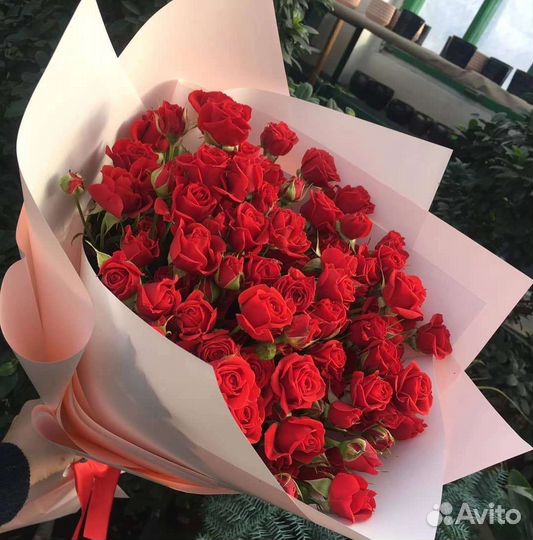 Цветы розы букет