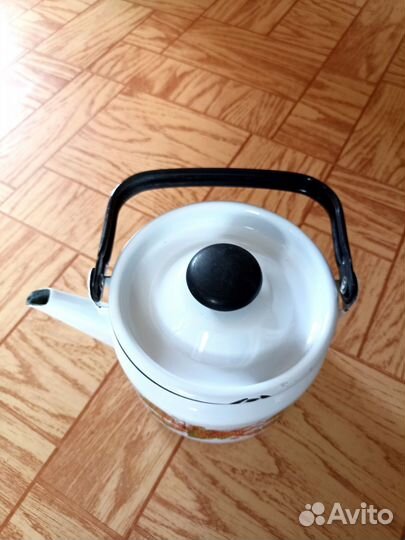 Чайник эмалированный бу