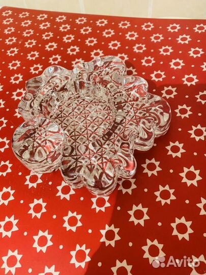 Пепельница хрусталь