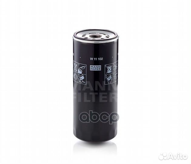 Фильтр масл.iveco daily W 11 102 mann-filter