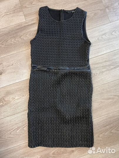 Платье сарафан кожаный Zara, L