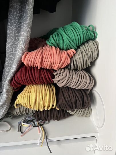 Хлопковые шнуры с сердечником