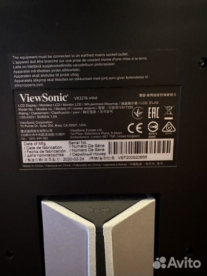 Монитор WiewSonic