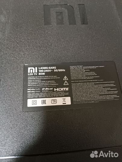 Телевизор xiaomi 43 4к