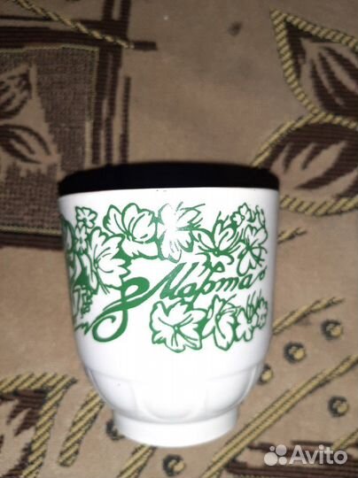 Редкие бокалы-стаканы Октябрьский фарфор СССР