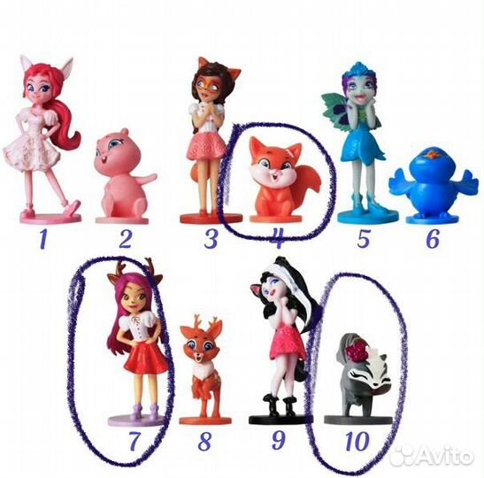 Игрушка из чупа чупс enchantimals