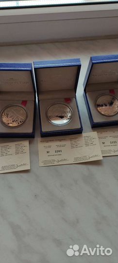 Серебро Набор Жюль Верн /Дон Кихот/Флора