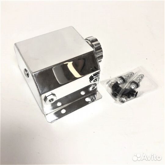 Маслоуловитель - алюминиевый 1000 мл - Полированны