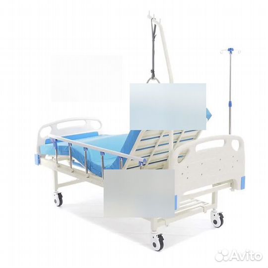 Кровать медицинская механическая четырехсекционная