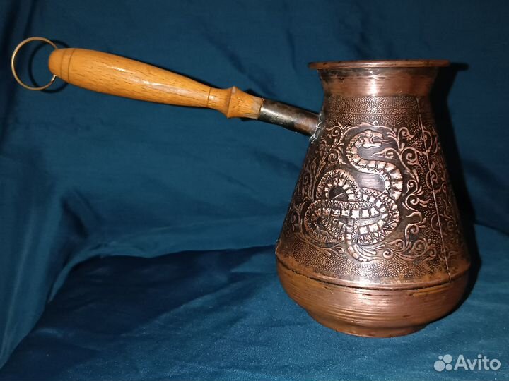Турка для кофе медная