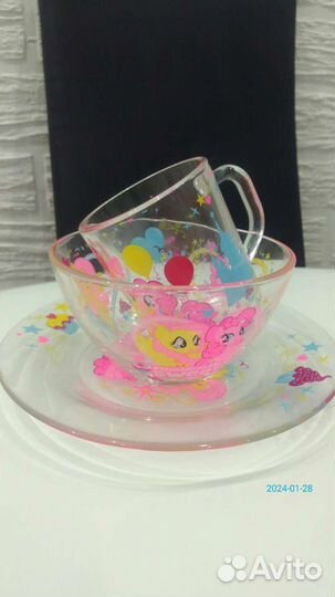 Набор детской посуды новый