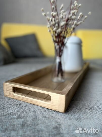 Поднос деревянный