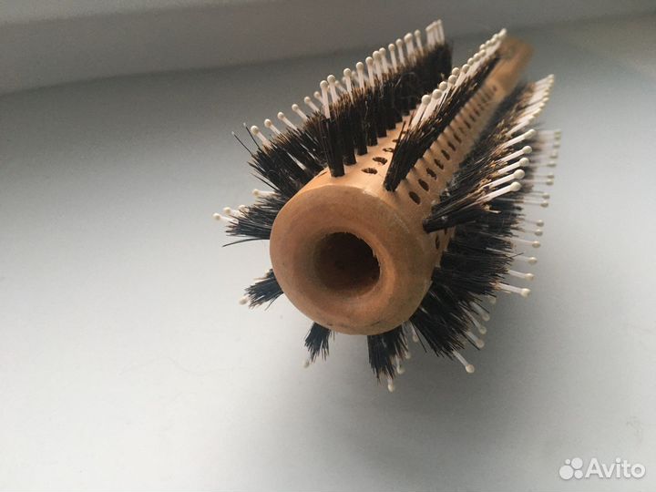 Расческа брашинг Dewal 906 деревянная