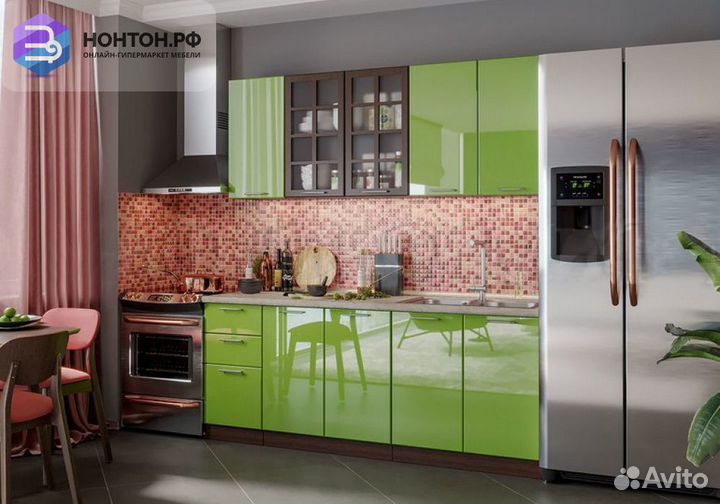 Кухня Эвкалипт 2.0 м эвкалипт глянец