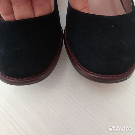 Туфли женские натуральная замша