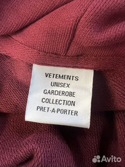 Vetements худи анархия