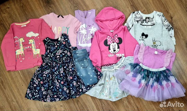 Пакет одежды на девочку 92 см