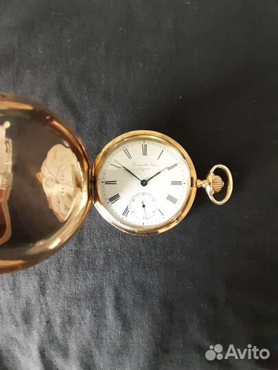Золотые карманные часы