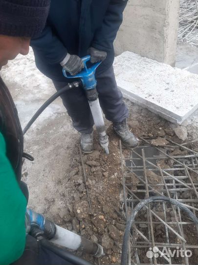 Аренда компрессора с отбойными молотками