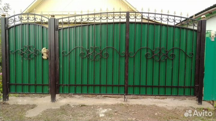 Ворота кованые