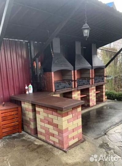 Для улицы зоны барбекю сборные