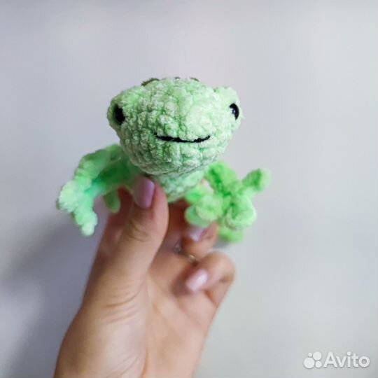 Ящерица вязаная игрушка / ручная работа