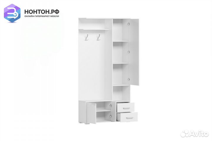 Прихожая Домино А белая