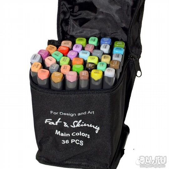 Маркеры для скетчинга 36 шт