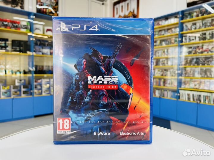 Mass Effect Legendary Edition PS4 диск