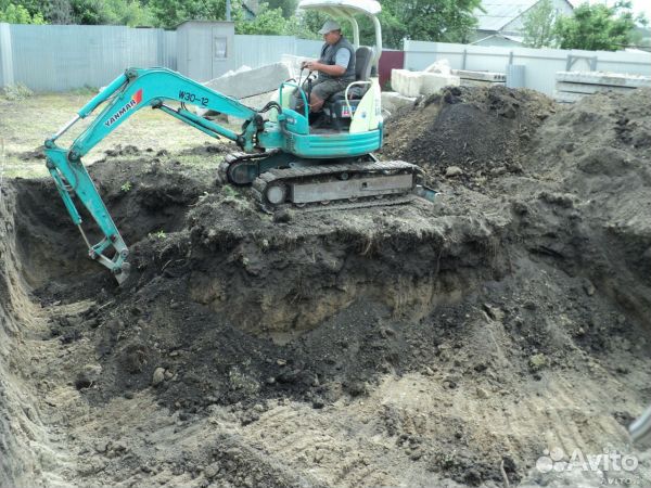 Мини-экскаватор. Канализация, водопровод под ключ
