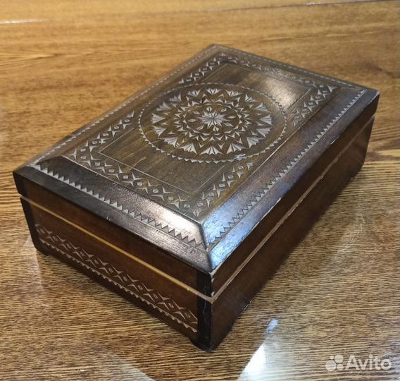 Деревянная шкатулка СССР