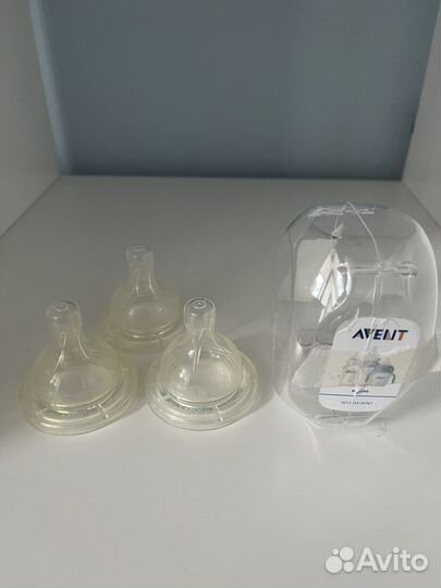 Авент соски на бутылочки avent, 0 мес, 1 дырочка
